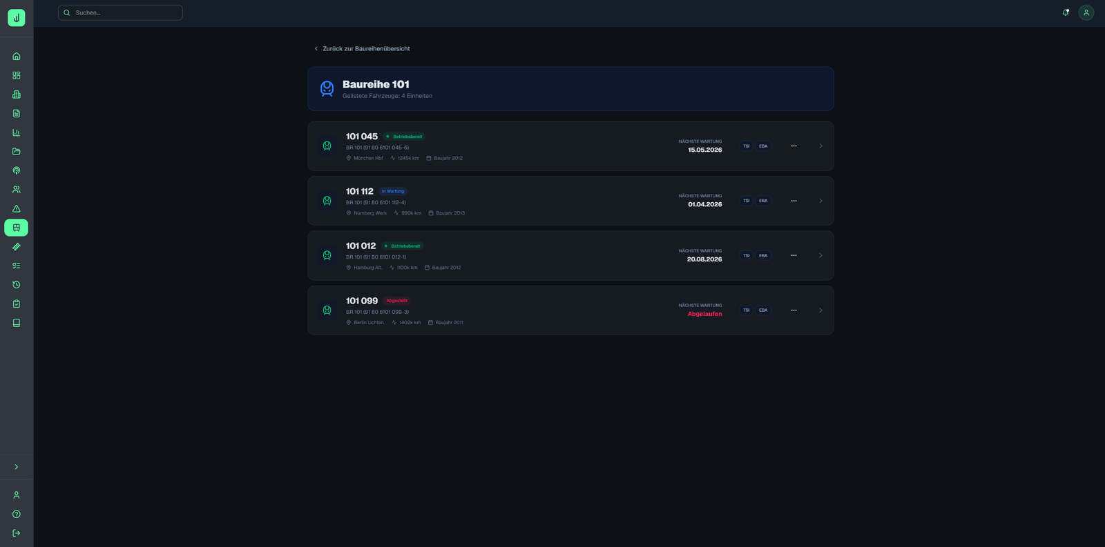 Triebfahrzeug Details